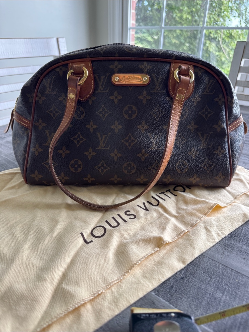 Louis Vuitton Monogram Montrogueil handBag purse